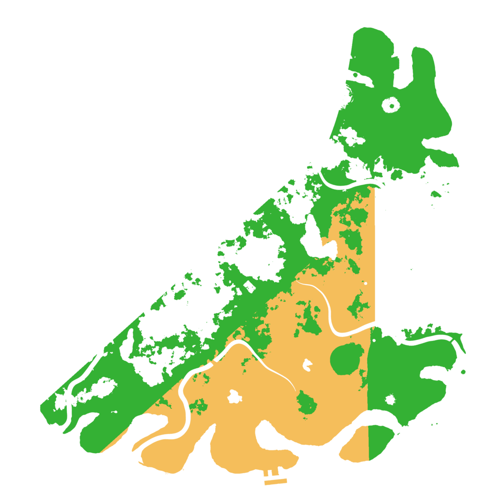 Biome Rust Map: Procedural Map, Size: 4500, Seed: 19860428