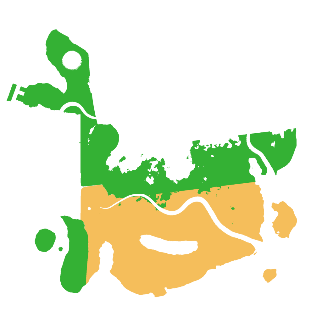 Biome Rust Map: Procedural Map, Size: 3000, Seed: 5696987