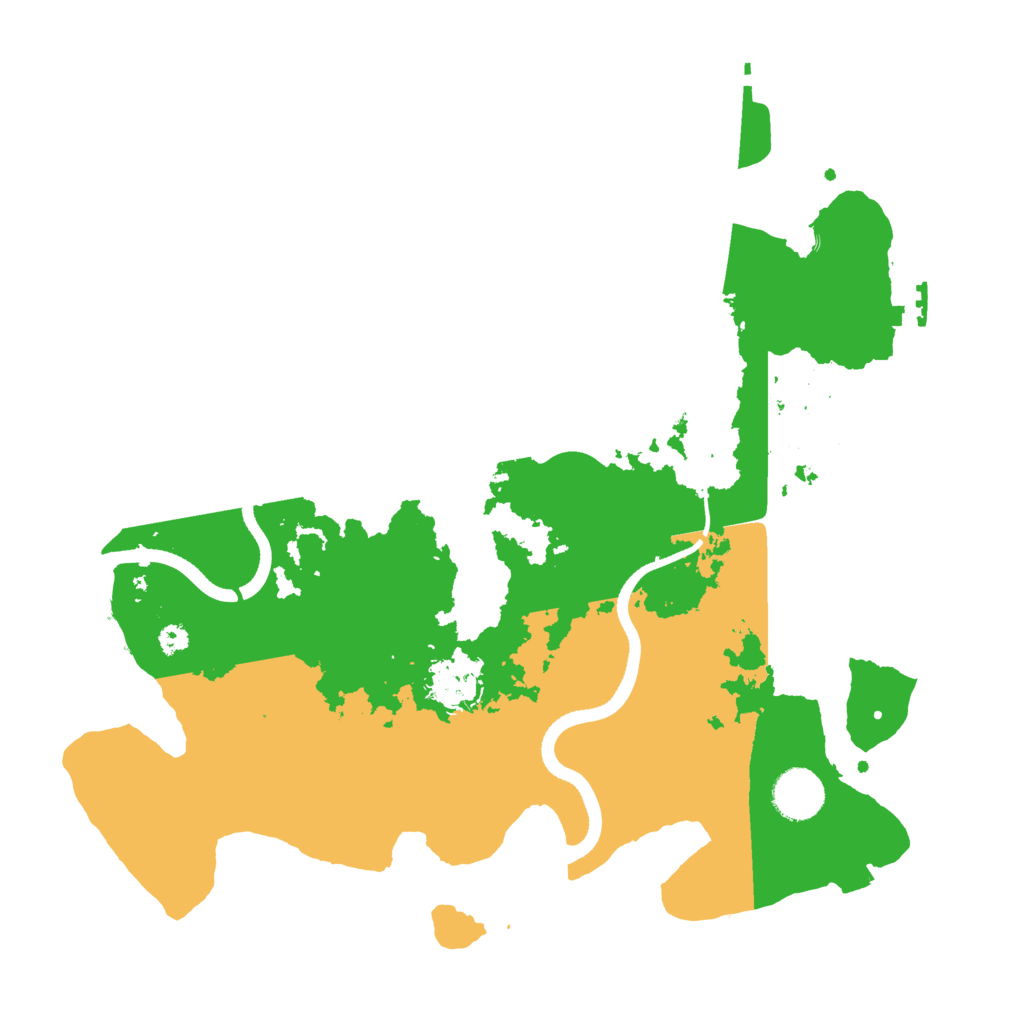 Biome Rust Map: Procedural Map, Size: 3500, Seed: 1181424479