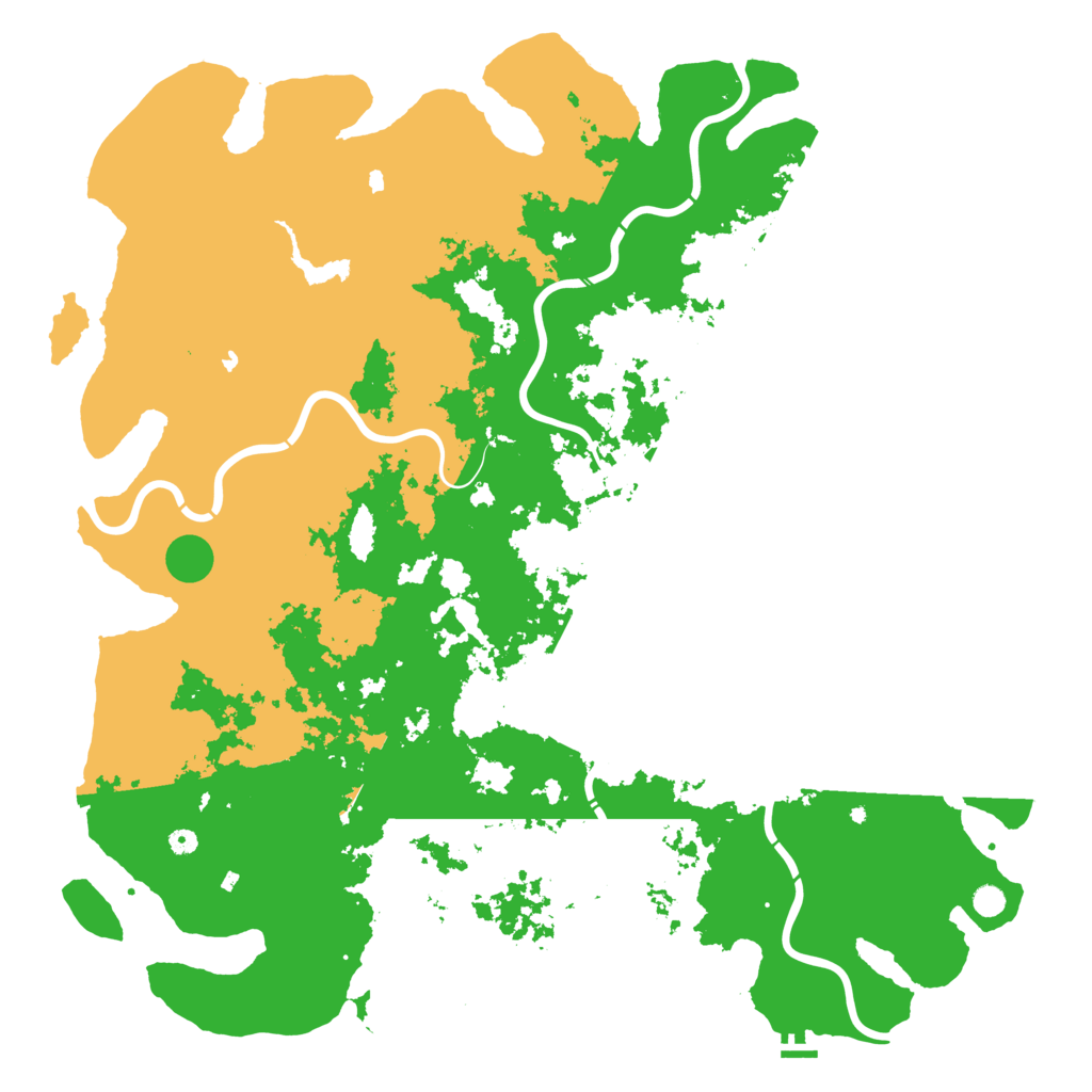 Biome Rust Map: Procedural Map, Size: 6000, Seed: 2044397648