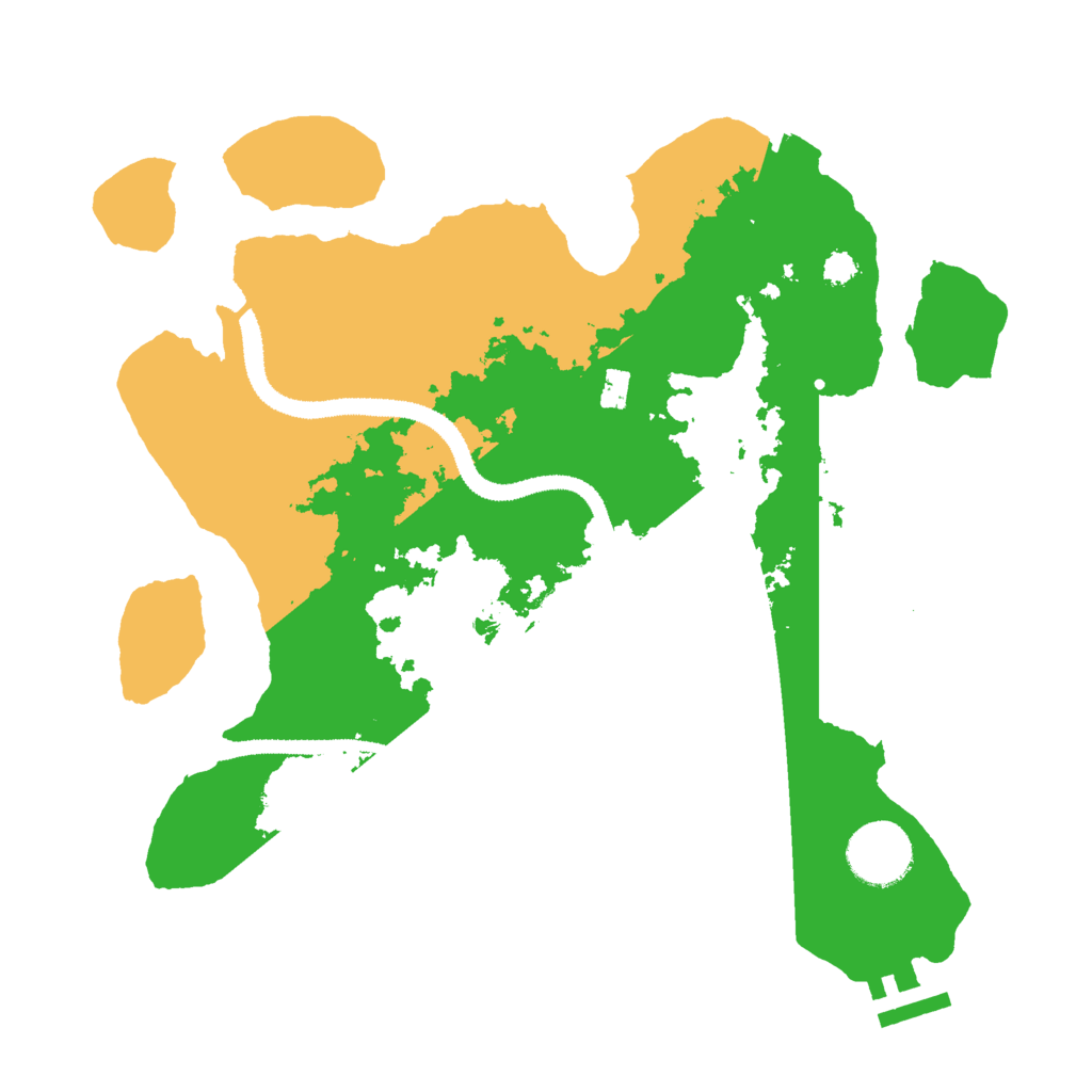 Biome Rust Map: Procedural Map, Size: 3000, Seed: 1804082334