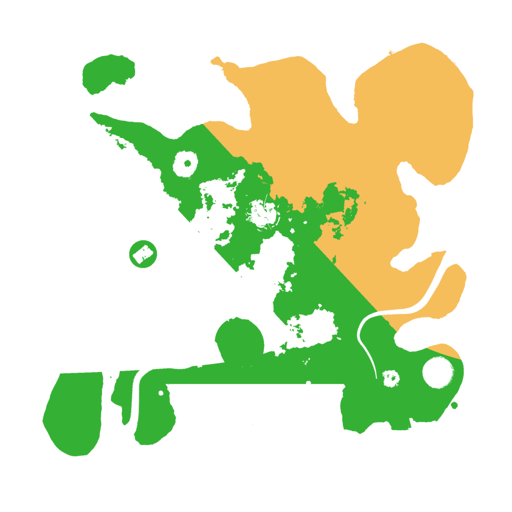 Biome Rust Map: Procedural Map, Size: 3000, Seed: 884437108