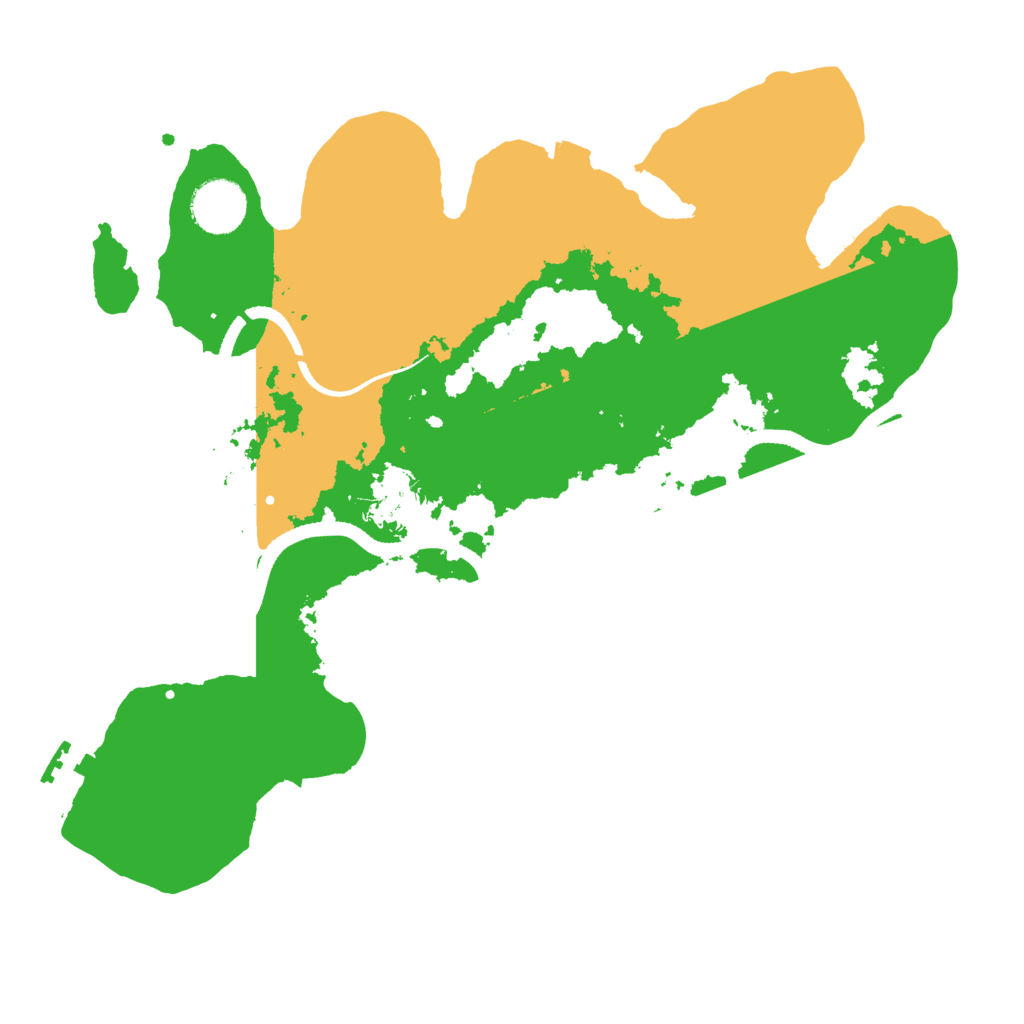 Biome Rust Map: Procedural Map, Size: 3300, Seed: 2064134424