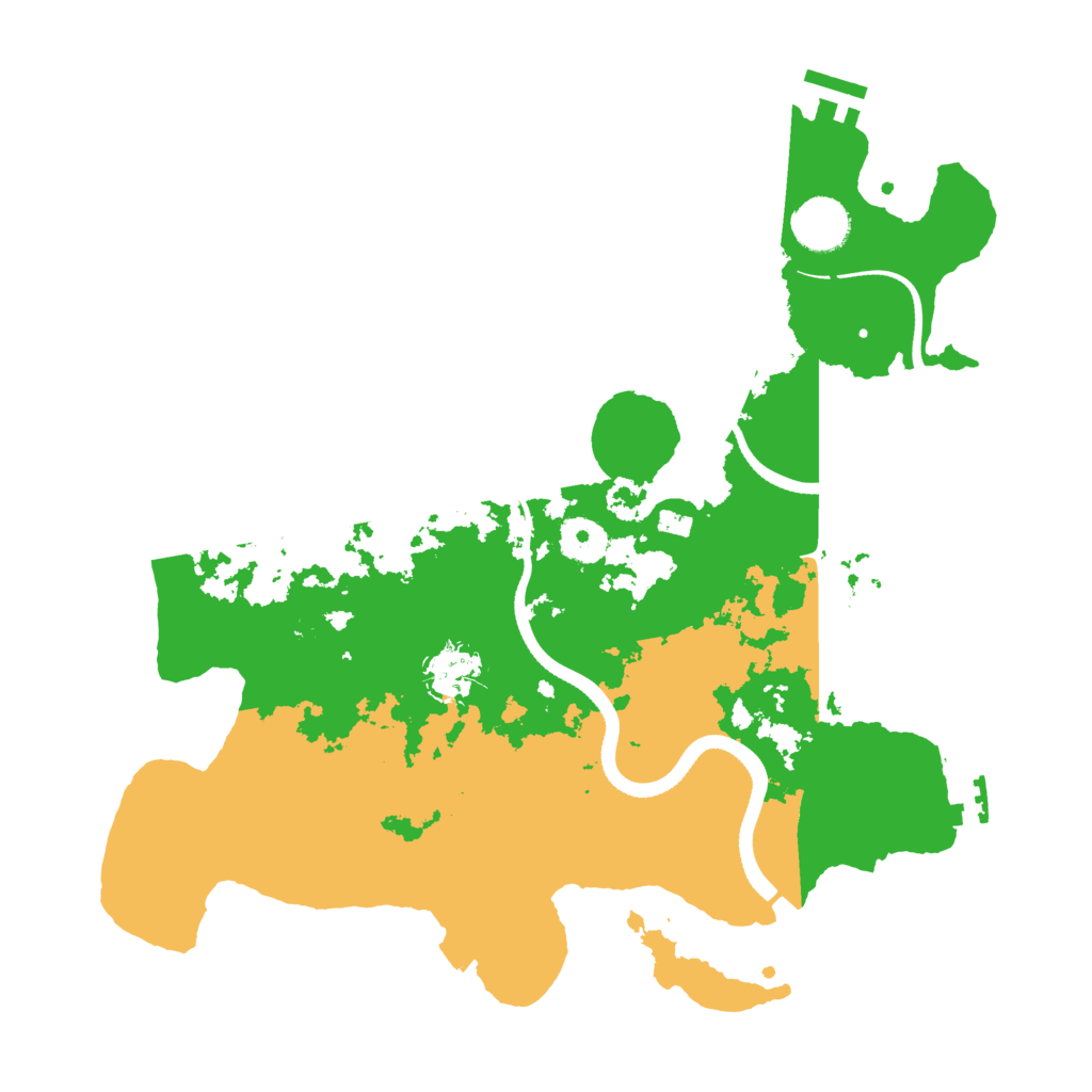 Biome Rust Map: Procedural Map, Size: 3500, Seed: 876816795