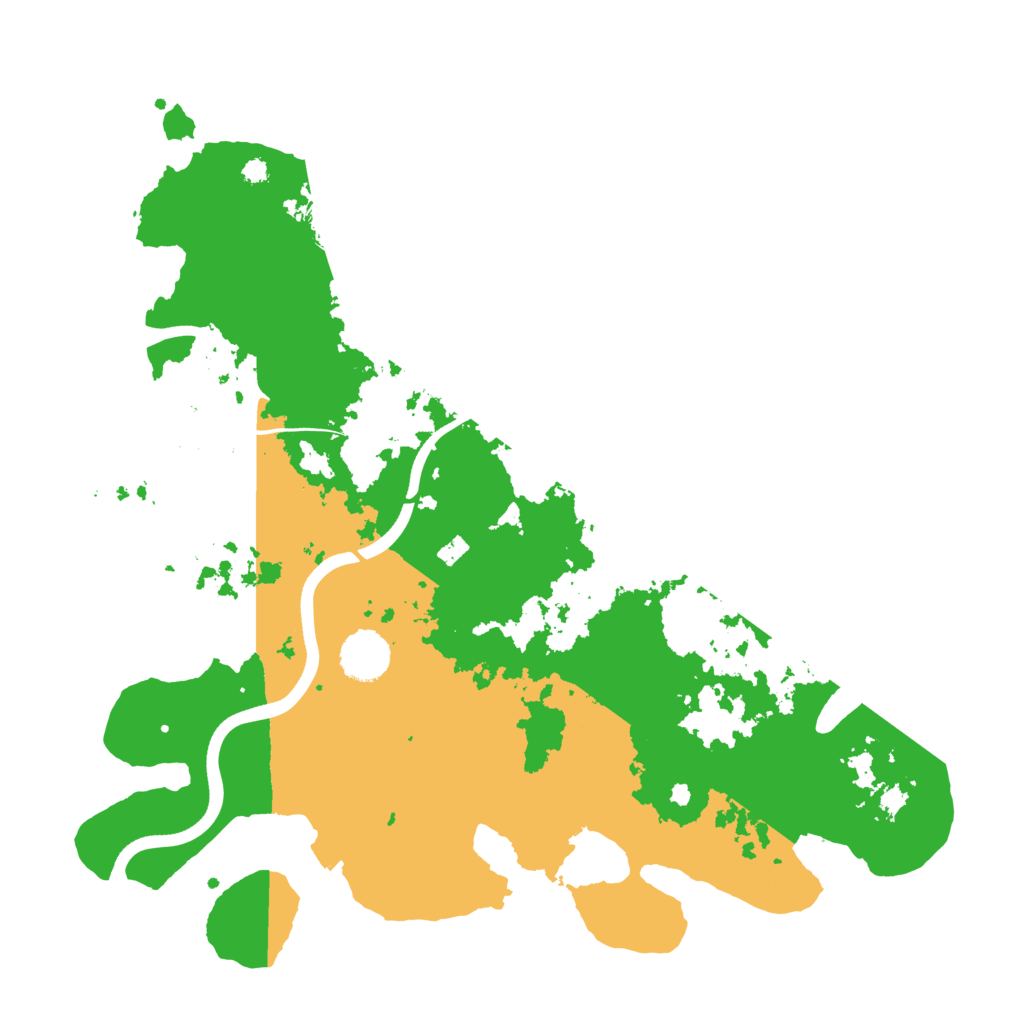 Biome Rust Map: Procedural Map, Size: 3700, Seed: 189192275