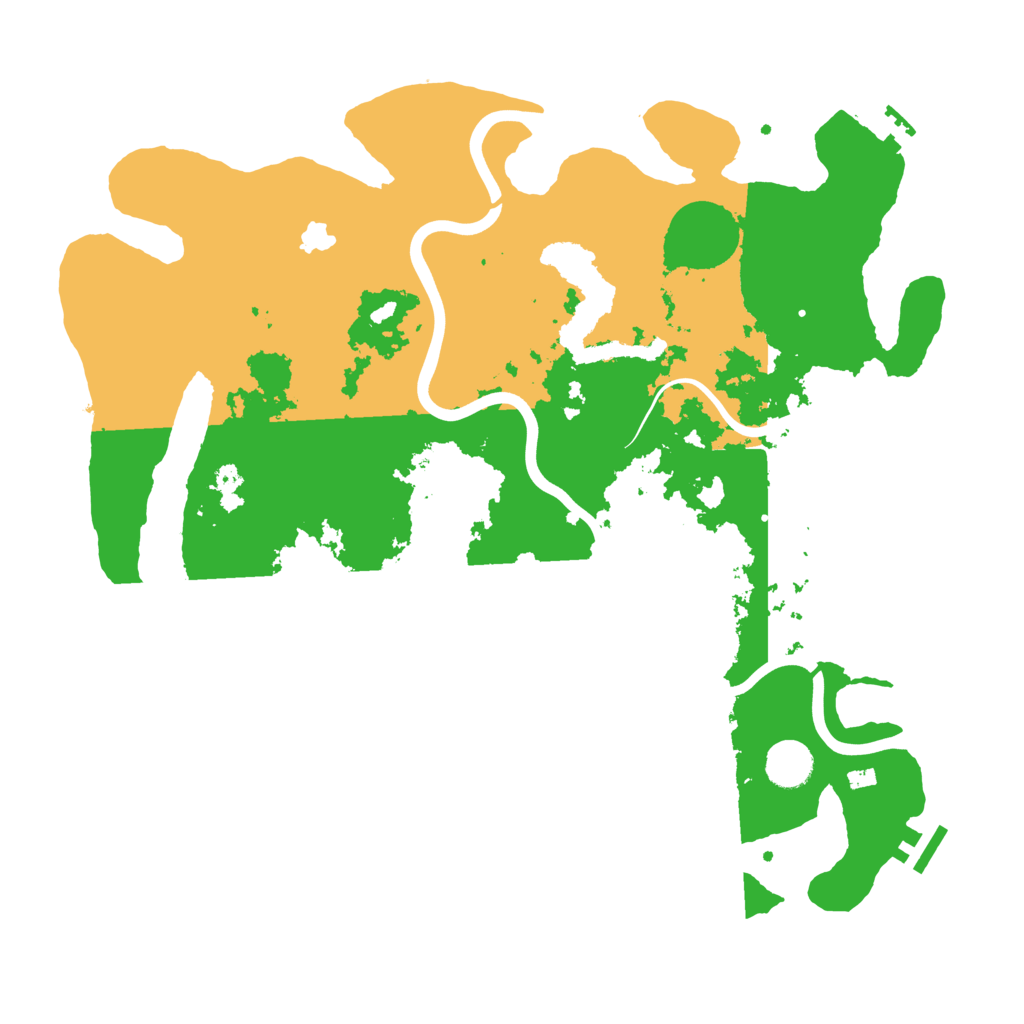 Biome Rust Map: Procedural Map, Size: 4000, Seed: 2020096056
