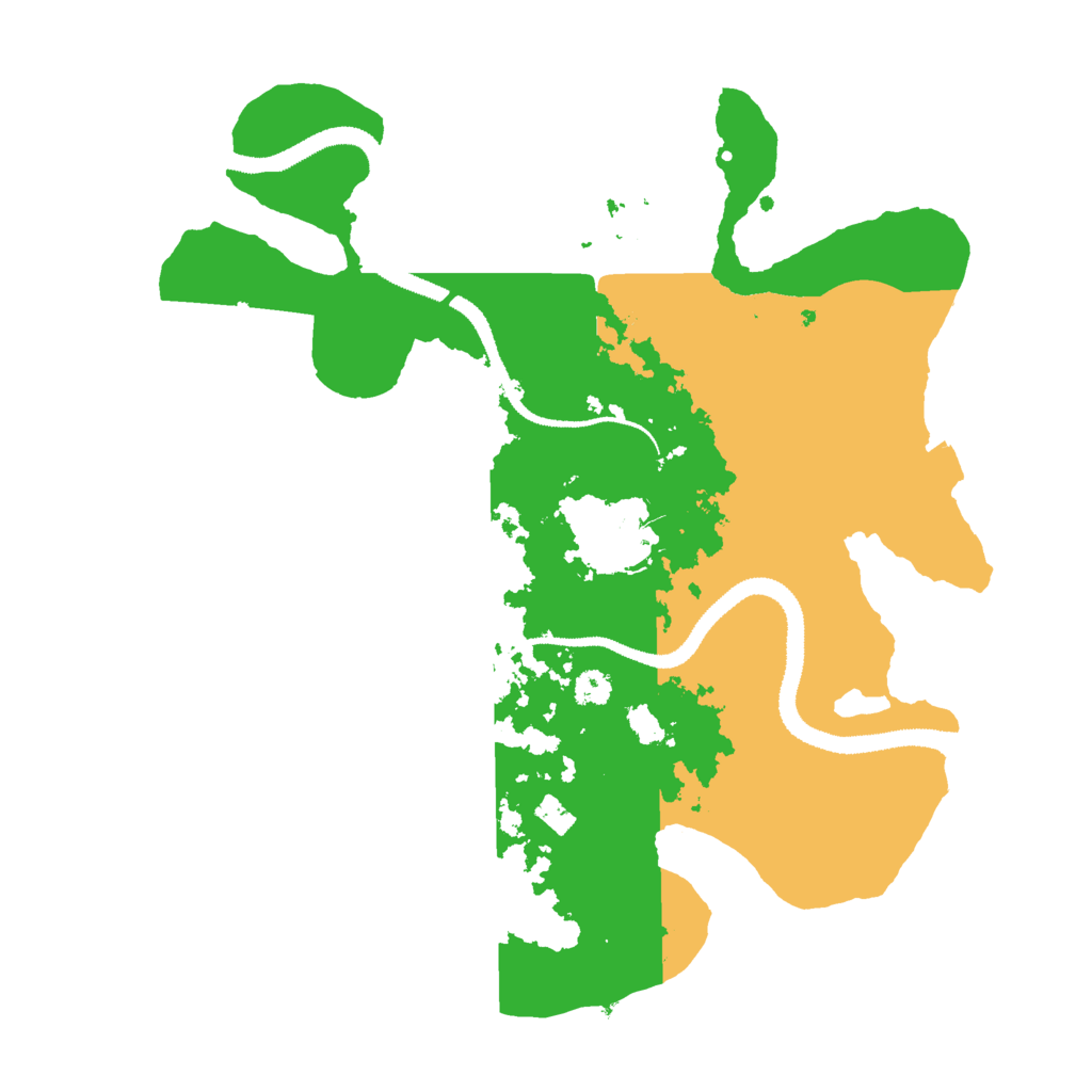 Biome Rust Map: Procedural Map, Size: 3000, Seed: 427597