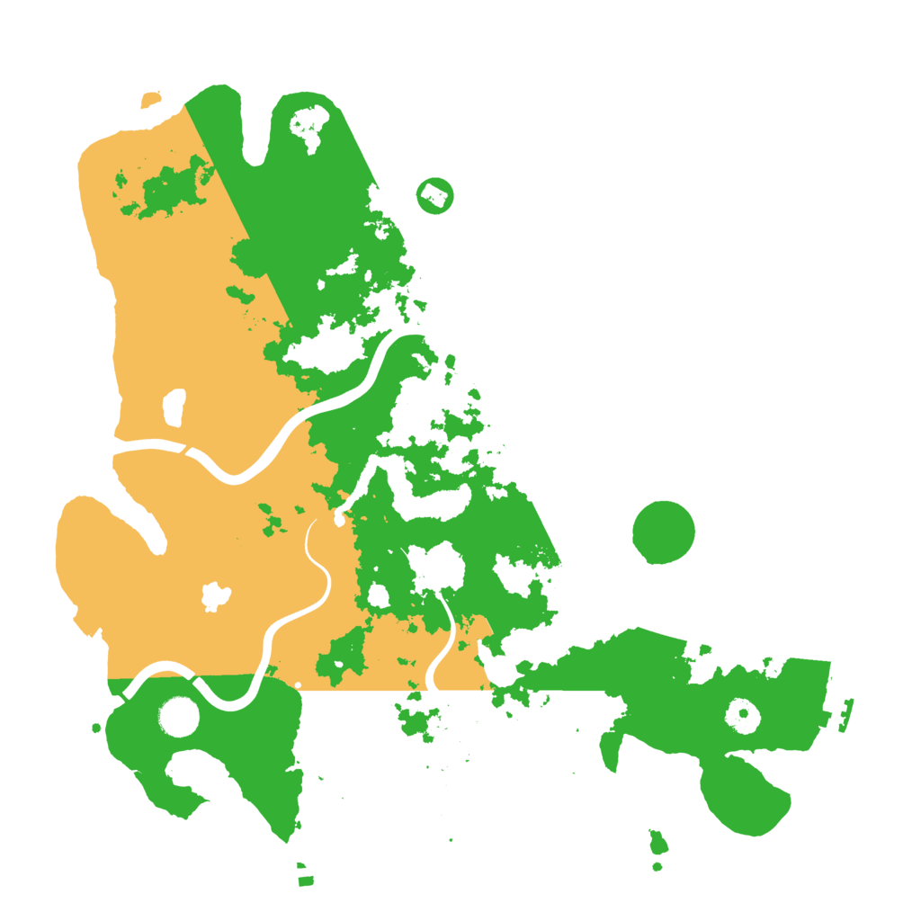 Biome Rust Map: Procedural Map, Size: 4000, Seed: 13901471
