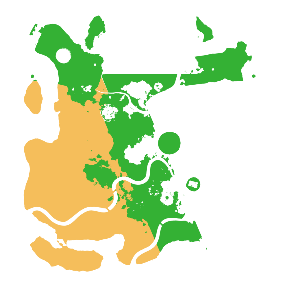 Biome Rust Map: Procedural Map, Size: 3500, Seed: 1487647077