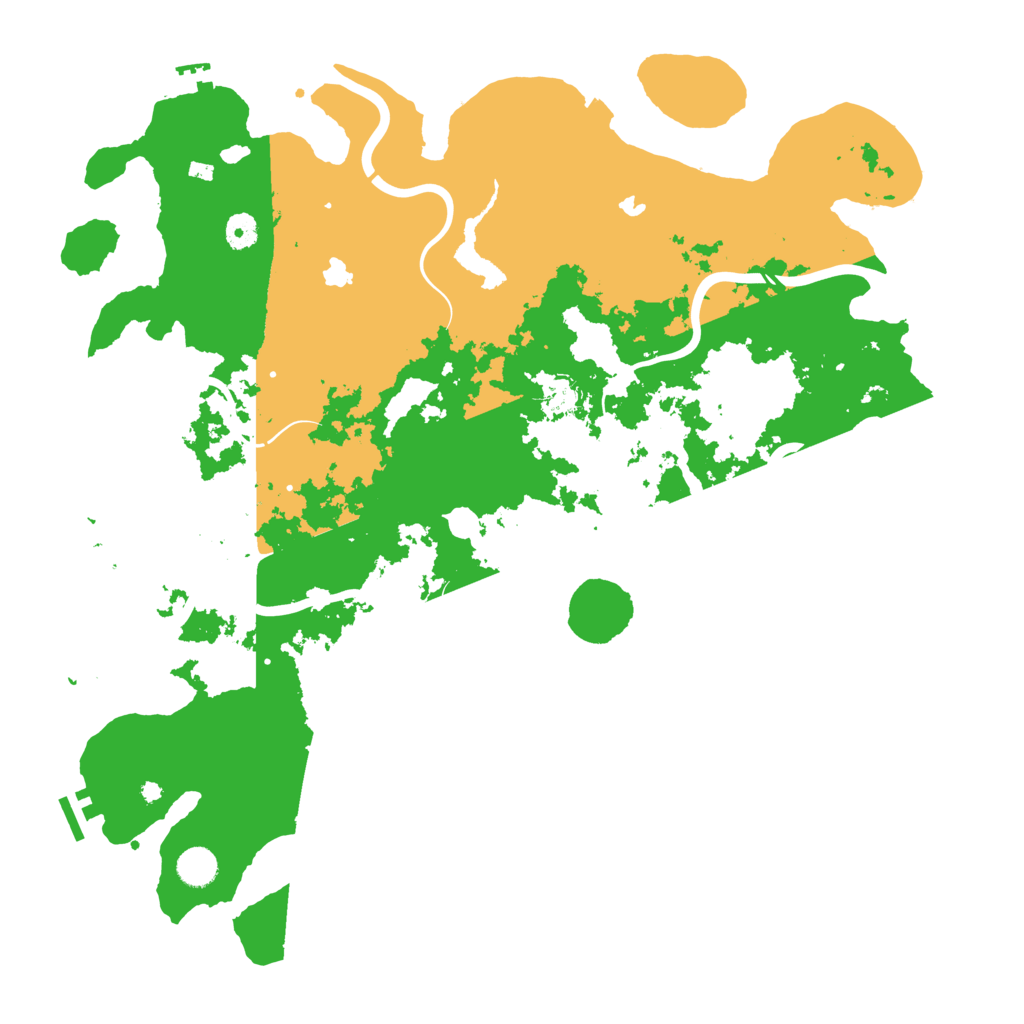 Biome Rust Map: Procedural Map, Size: 4500, Seed: 20260619