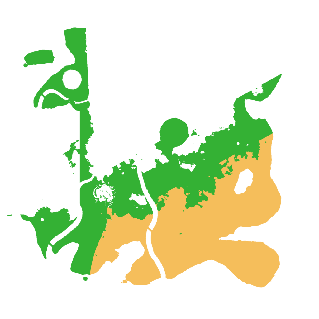 Biome Rust Map: Procedural Map, Size: 3000, Seed: 947754375