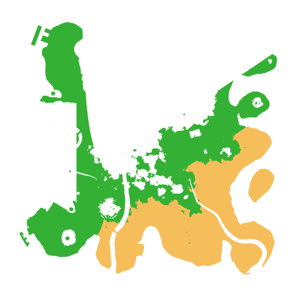Biome Rust Map: Procedural Map, Size: 3000, Seed: 22130113