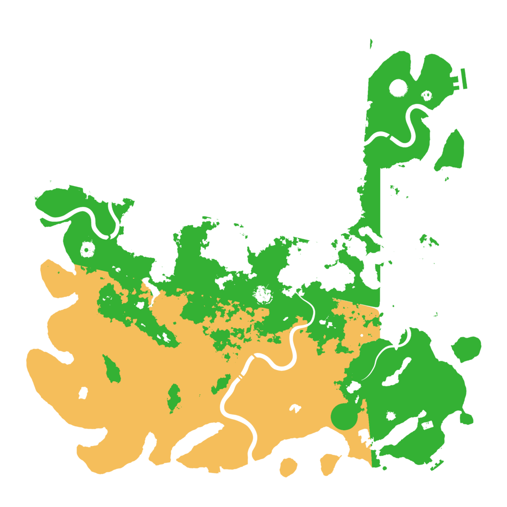 Biome Rust Map: Procedural Map, Size: 5000, Seed: 123459