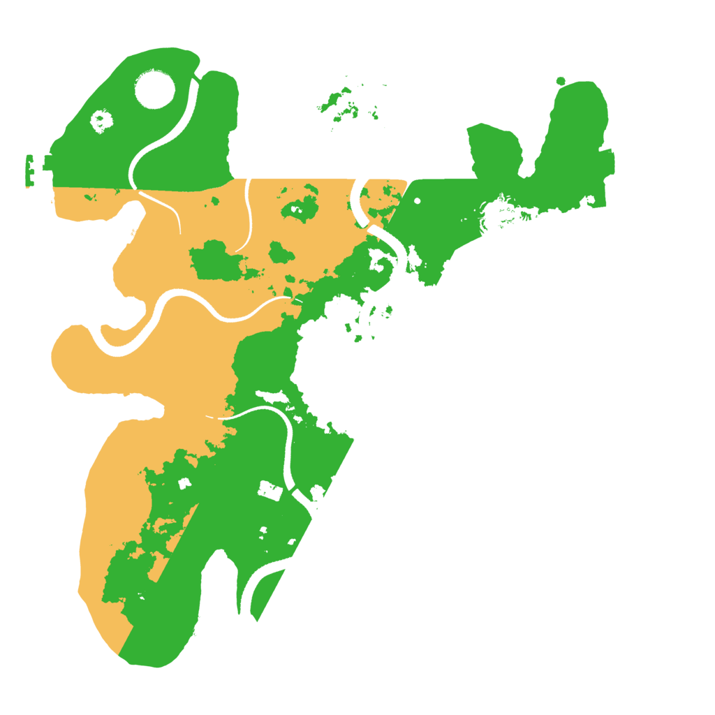 Biome Rust Map: Procedural Map, Size: 3250, Seed: 1026583673