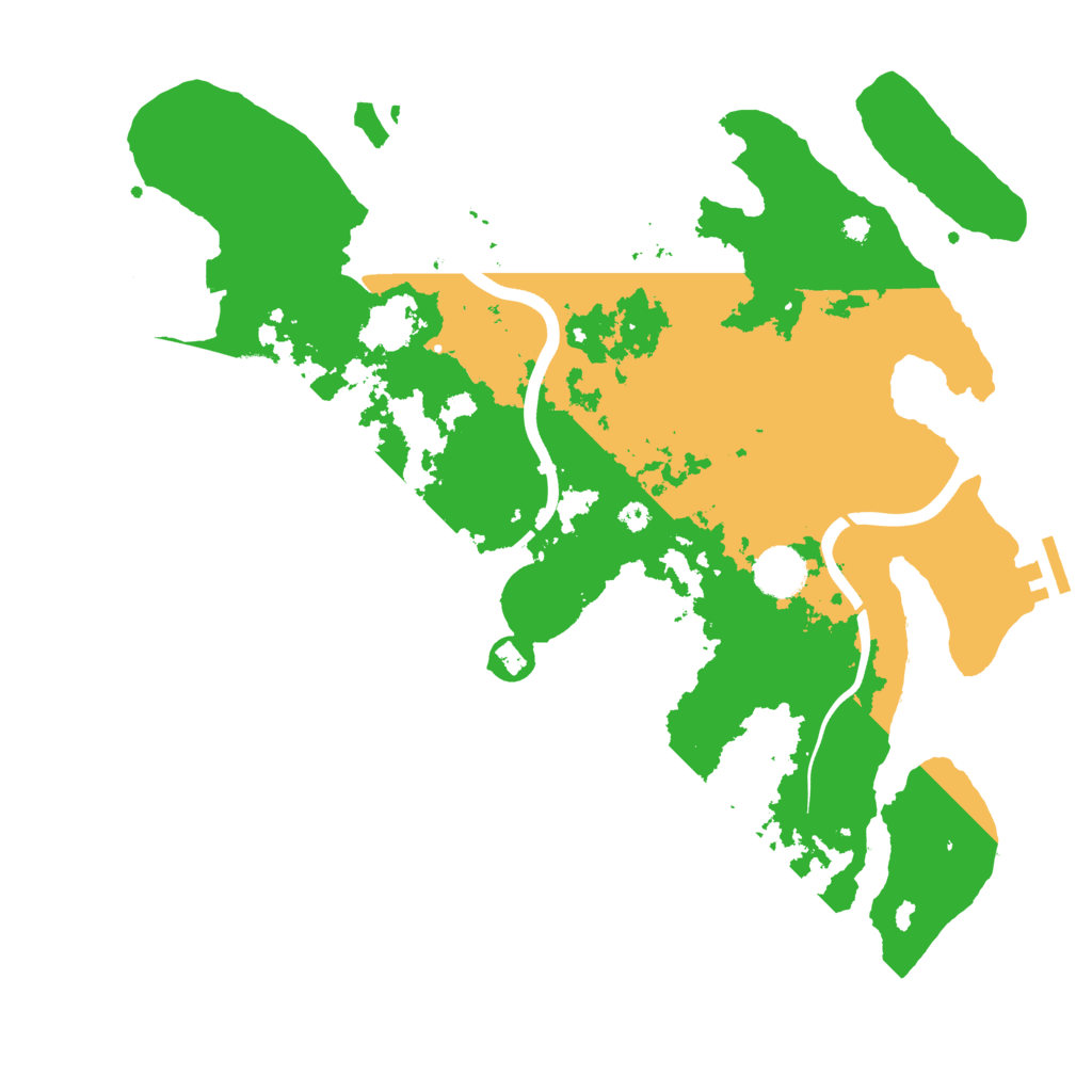 Biome Rust Map: Procedural Map, Size: 3800, Seed: 1112379063