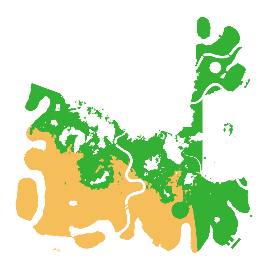 Biome Rust Map: Procedural Map, Size: 4250, Seed: 99548232