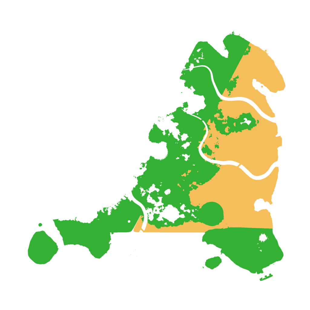 Biome Rust Map: Procedural Map, Size: 3500, Seed: 1846320458