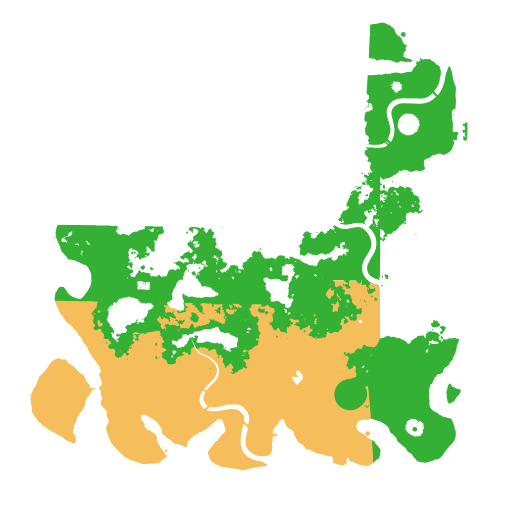 Biome Rust Map: Procedural Map, Size: 4300, Seed: 215546740