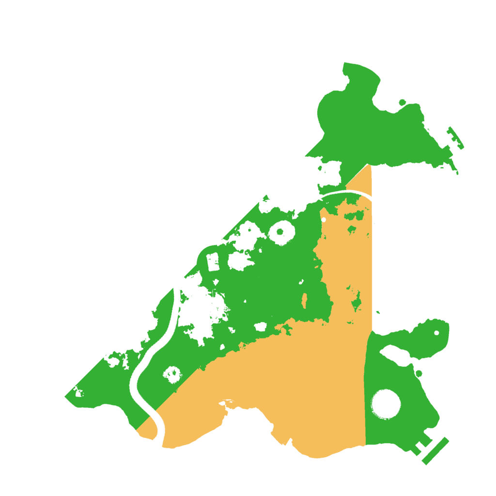 Biome Rust Map: Procedural Map, Size: 3000, Seed: 8821943
