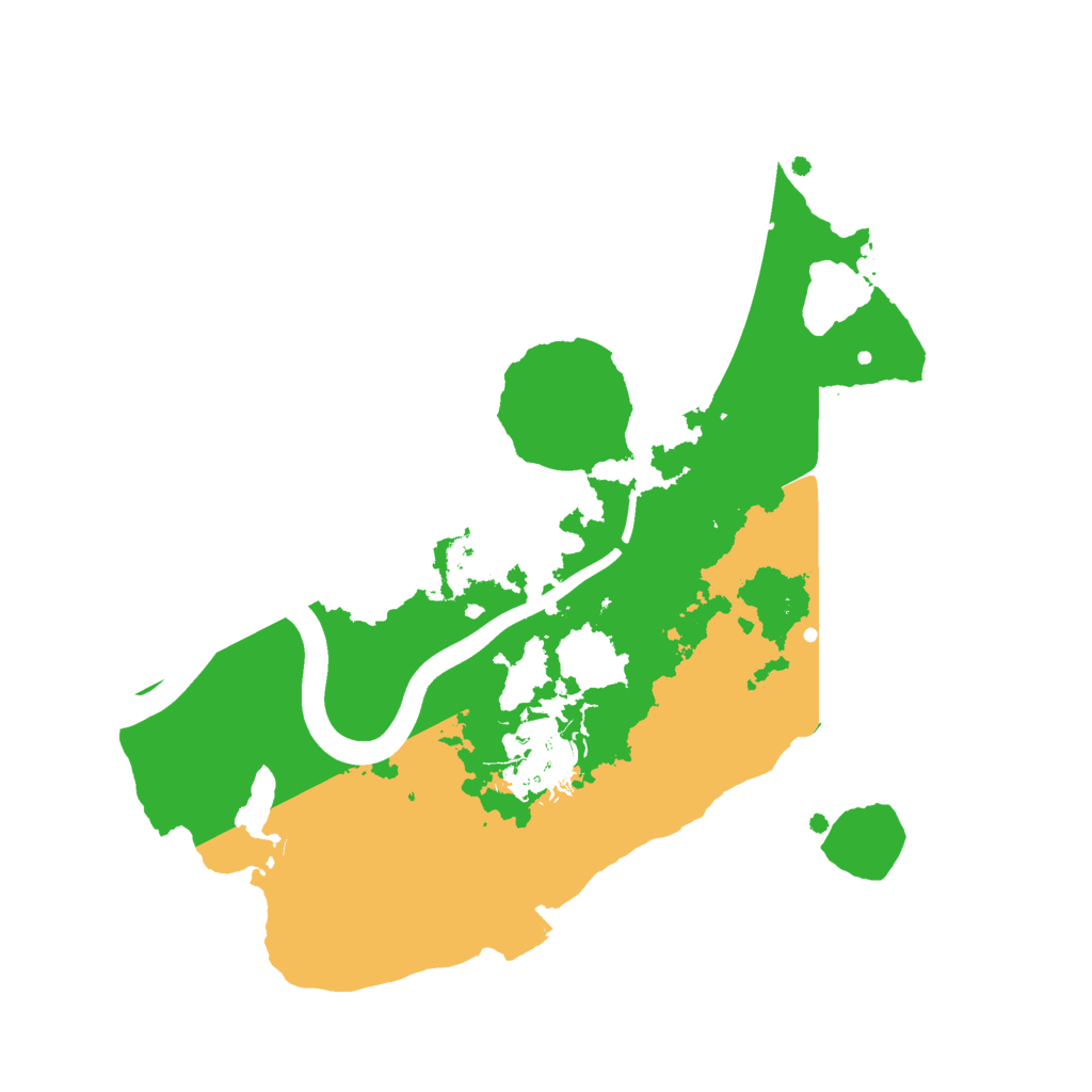 Biome Rust Map: Procedural Map, Size: 2300, Seed: 1611335686