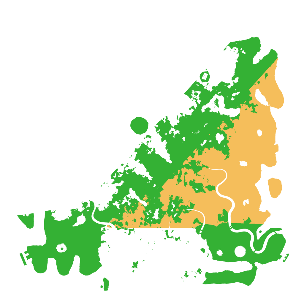 Biome Rust Map: Procedural Map, Size: 4800, Seed: 999770665