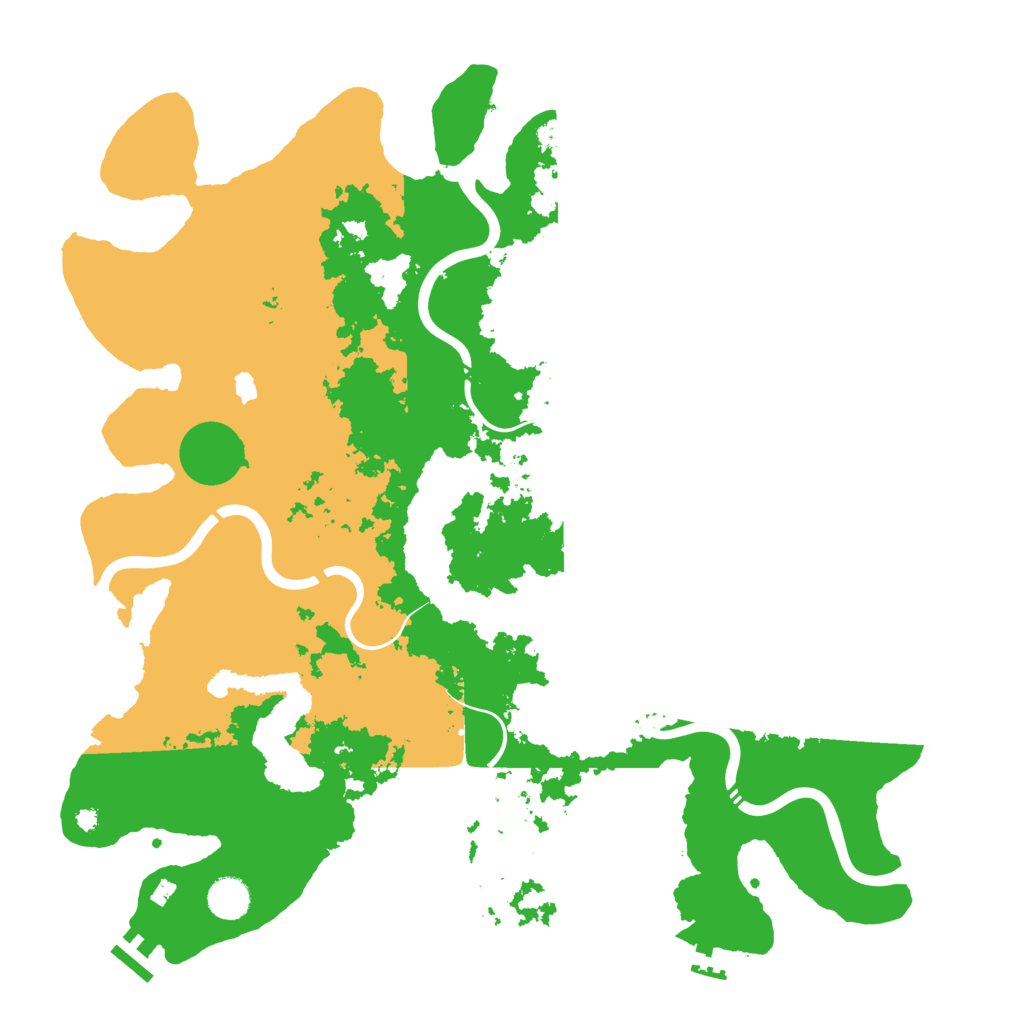 Biome Rust Map: Procedural Map, Size: 4250, Seed: 2434754