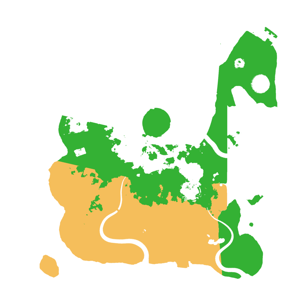 Biome Rust Map: Procedural Map, Size: 3000, Seed: 923210419