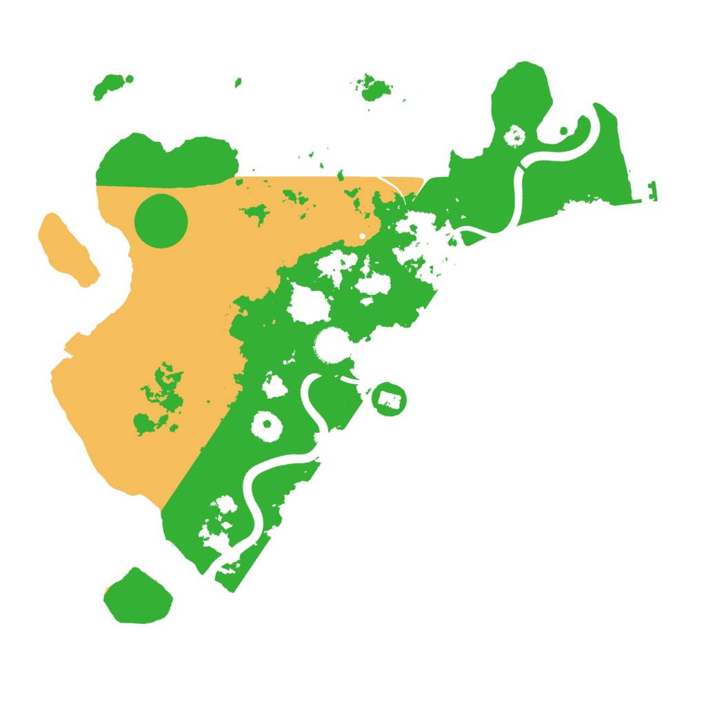 Biome Rust Map: Procedural Map, Size: 3500, Seed: 70220421