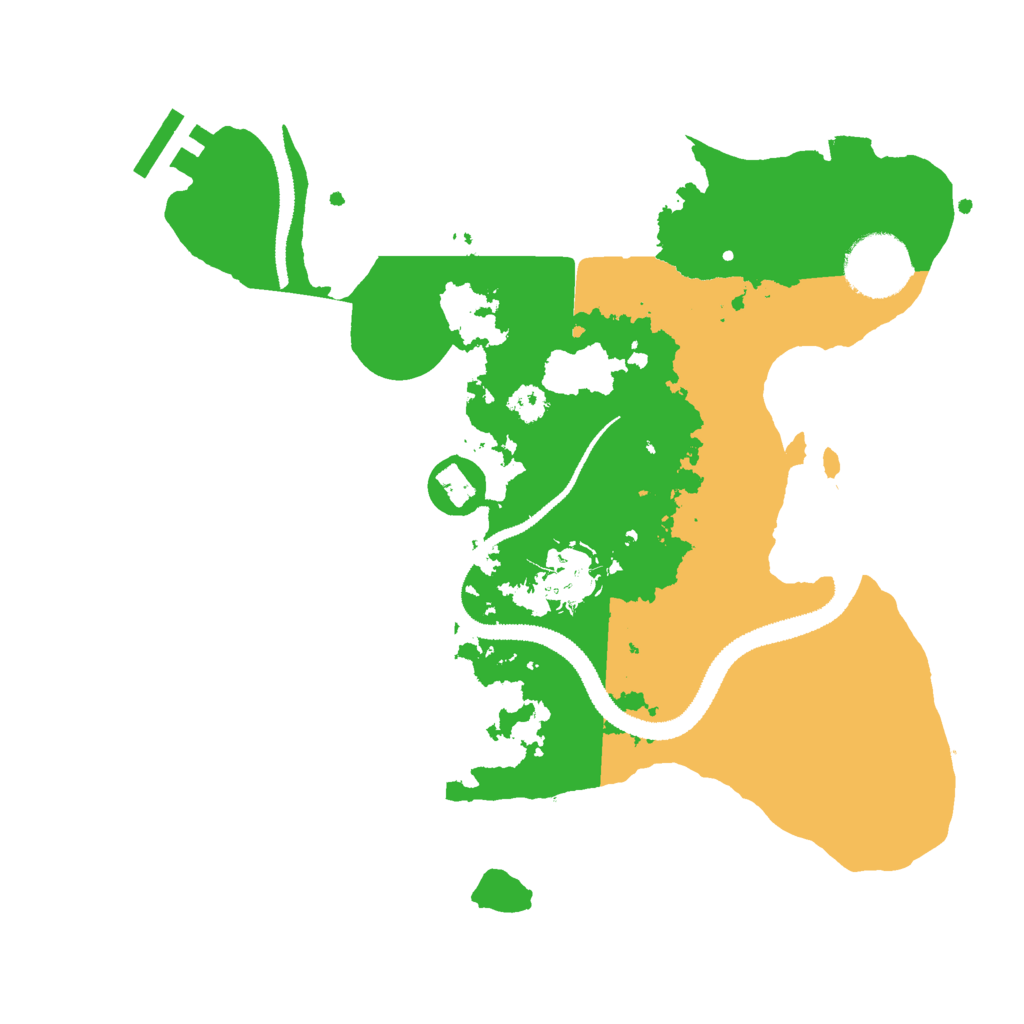 Biome Rust Map: Procedural Map, Size: 2800, Seed: 1214477266