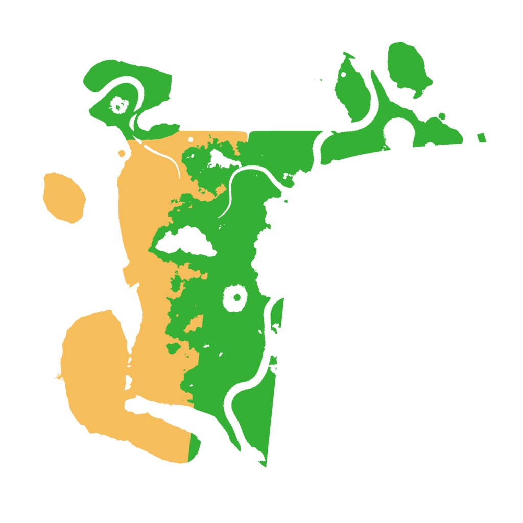Biome Rust Map: Procedural Map, Size: 3000, Seed: 828290087