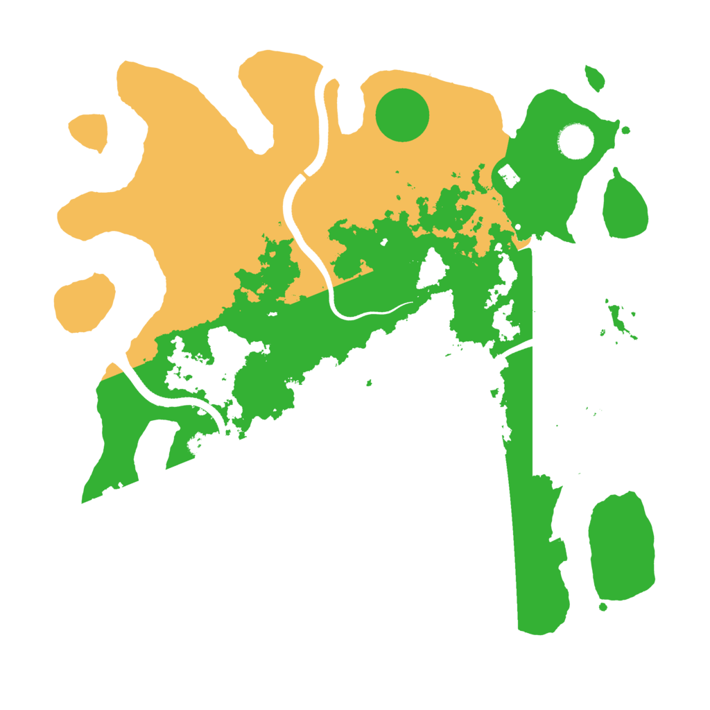 Biome Rust Map: Procedural Map, Size: 3500, Seed: 1224227184