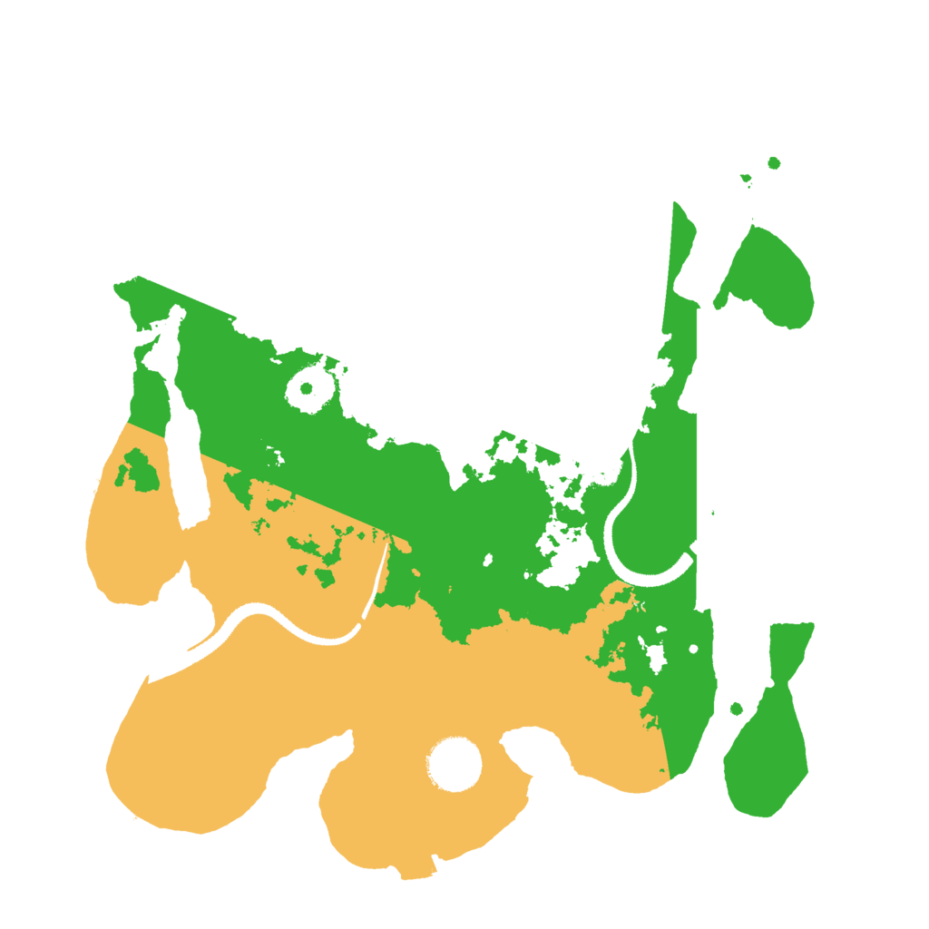 Biome Rust Map: Procedural Map, Size: 3000, Seed: 941739437
