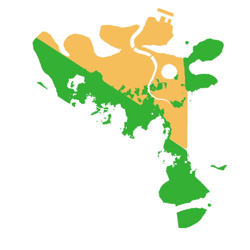 Biome Rust Map: Procedural Map, Size: 3000, Seed: 1264688572