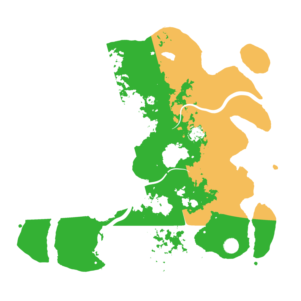 Biome Rust Map: Procedural Map, Size: 3500, Seed: 1784494867