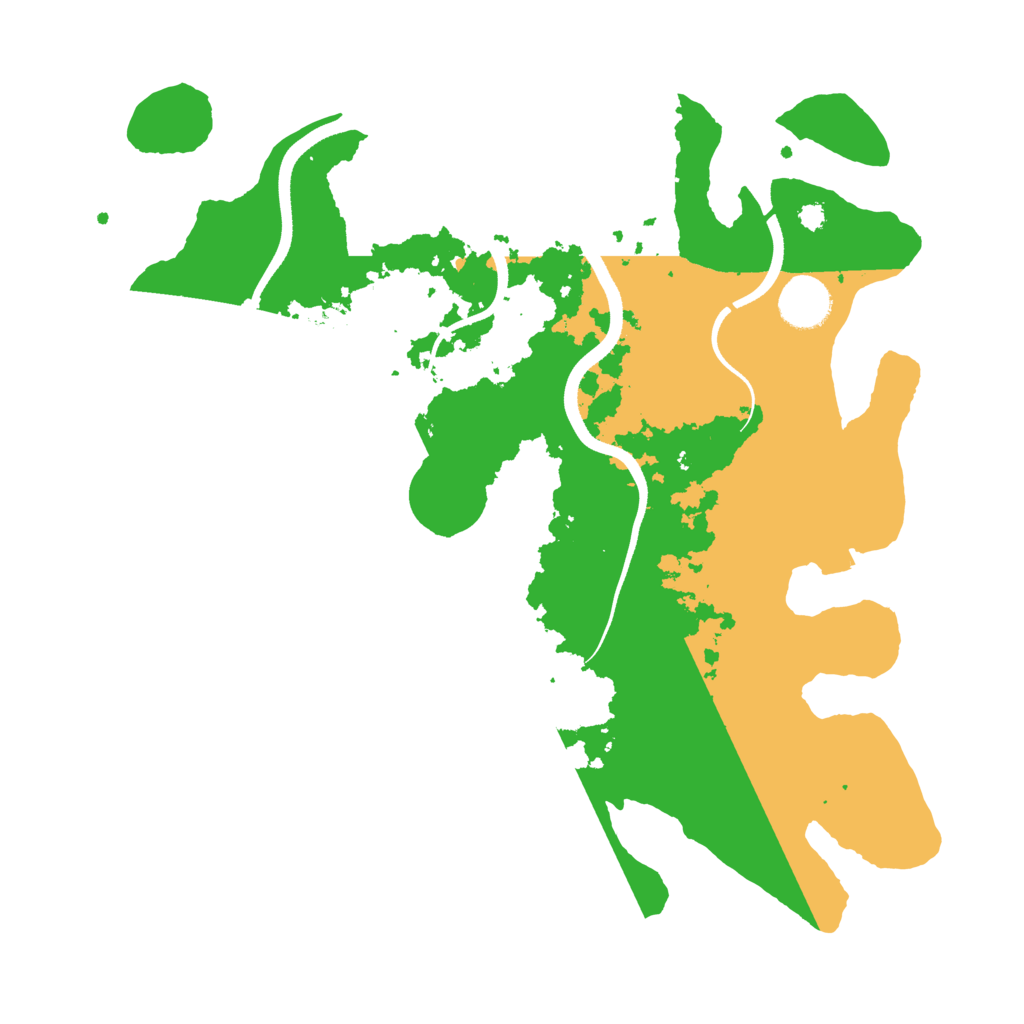 Biome Rust Map: Procedural Map, Size: 3500, Seed: 64634206