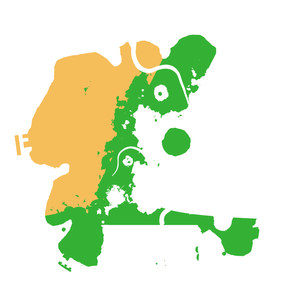 Biome Rust Map: Procedural Map, Size: 3000, Seed: 1890885002