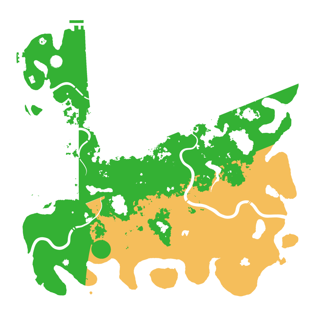 Biome Rust Map: Procedural Map, Size: 4500, Seed: 2036936118
