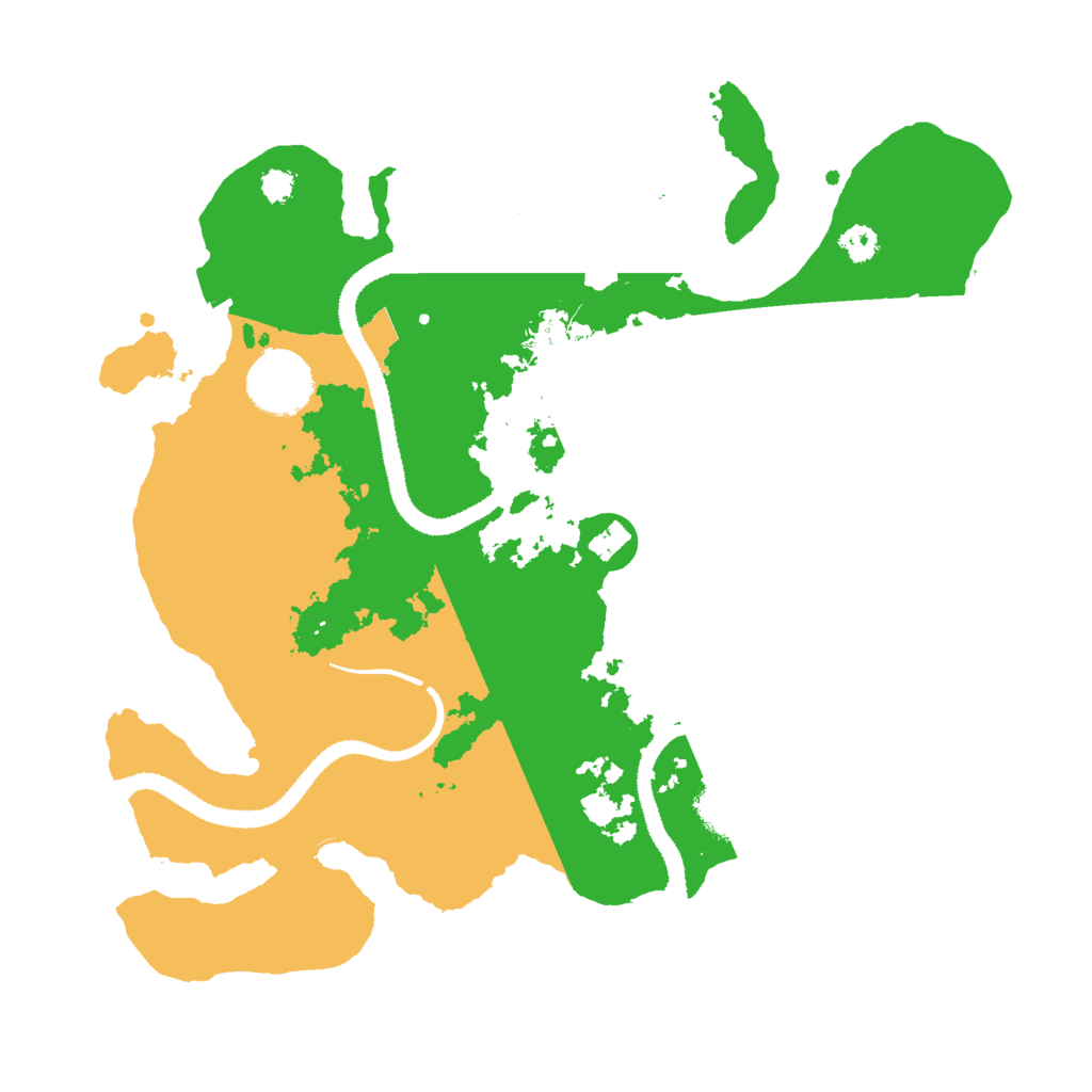 Biome Rust Map: Procedural Map, Size: 3000, Seed: 1706861674