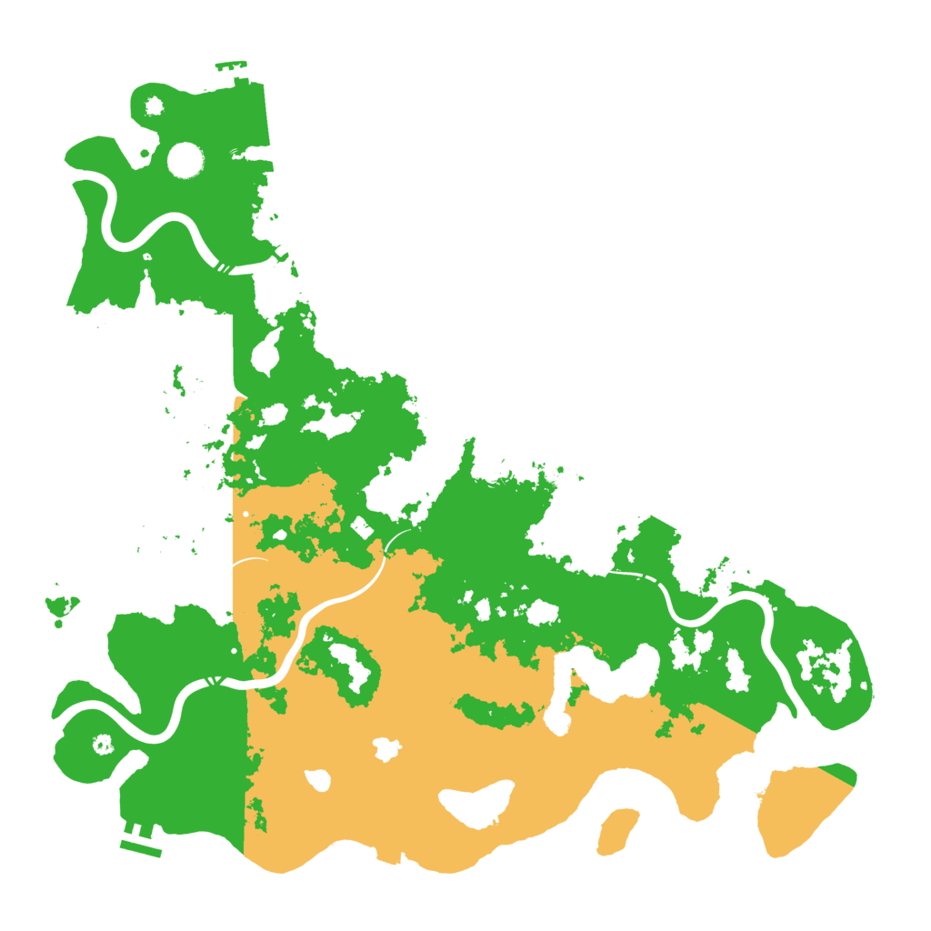 Biome Rust Map: Procedural Map, Size: 4500, Seed: 270802292