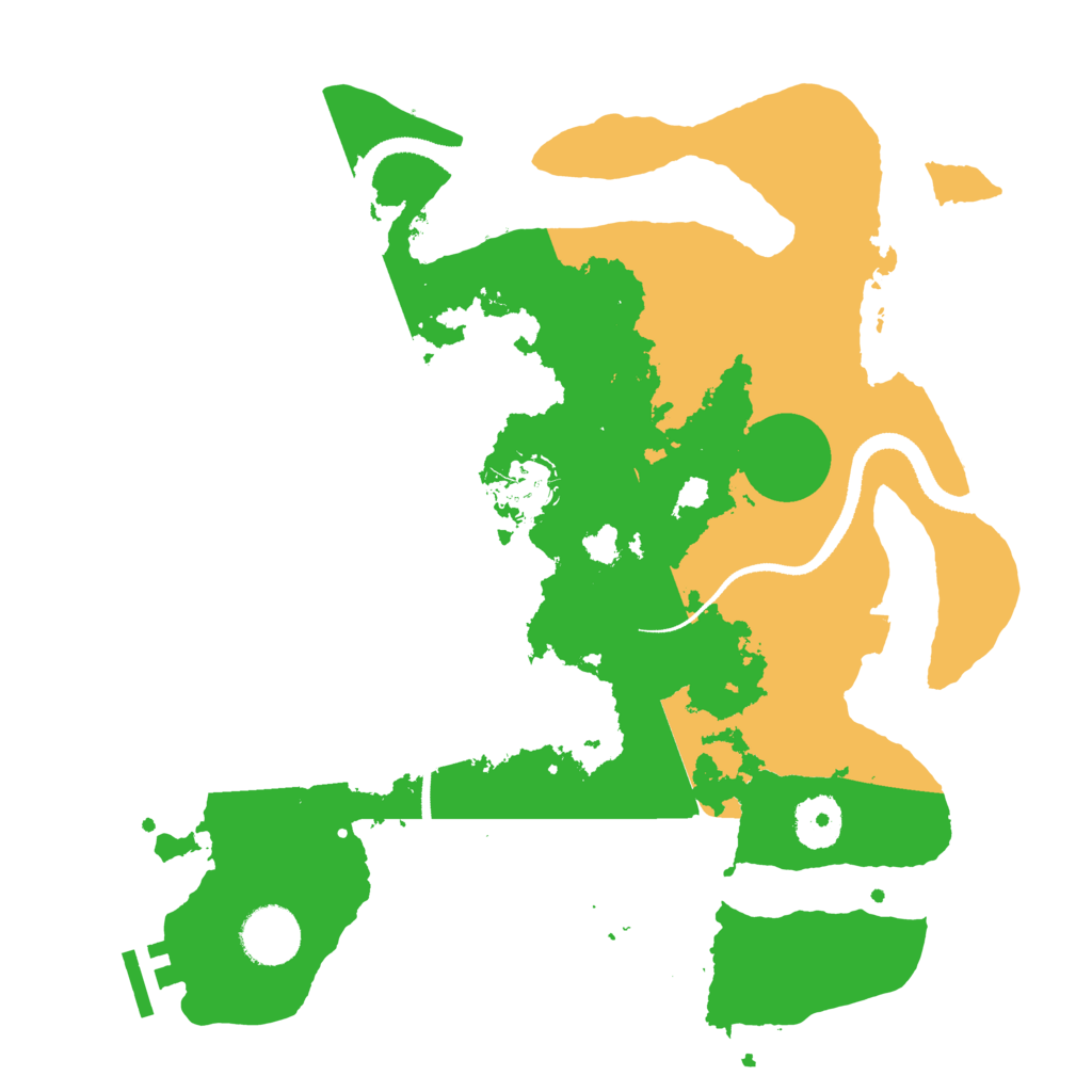 Biome Rust Map: Procedural Map, Size: 3250, Seed: 1081023077