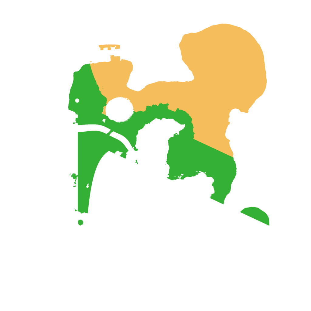 Biome Rust Map: Procedural Map, Size: 2250, Seed: 1154072