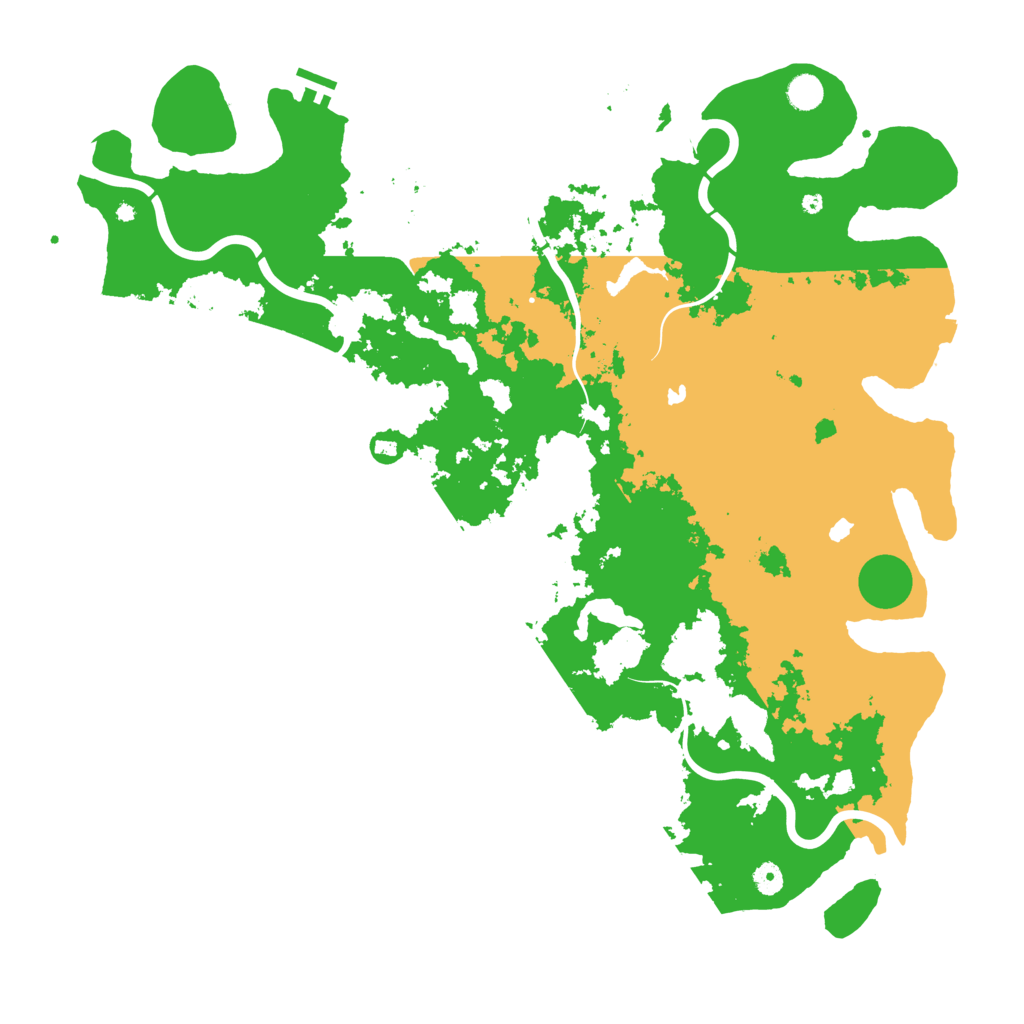 Biome Rust Map: Procedural Map, Size: 5000, Seed: 567878521