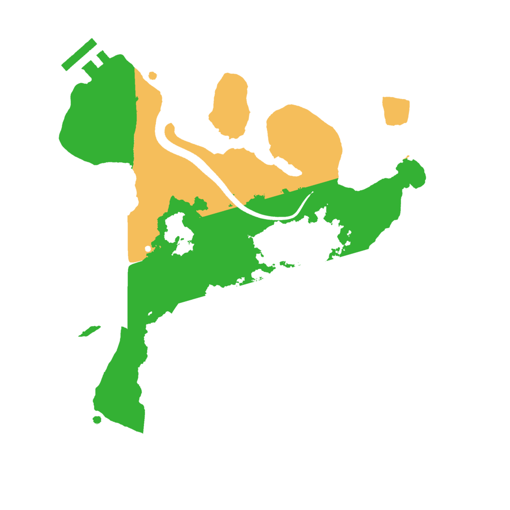 Biome Rust Map: Procedural Map, Size: 2500, Seed: 1443564305