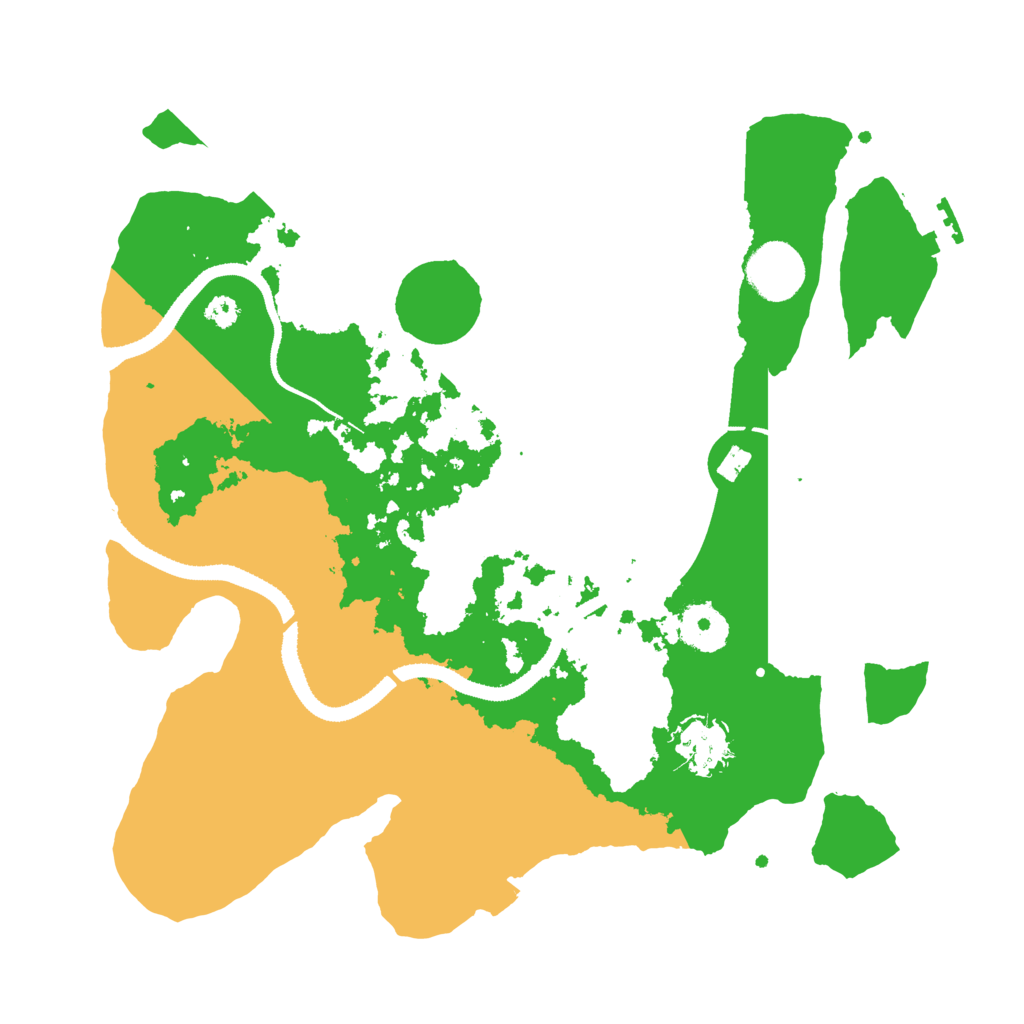Biome Rust Map: Procedural Map, Size: 3250, Seed: 1679429083