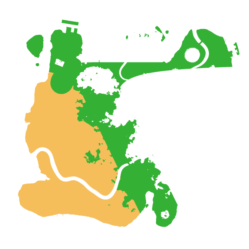 Biome Rust Map: Procedural Map, Size: 3000, Seed: 812974463