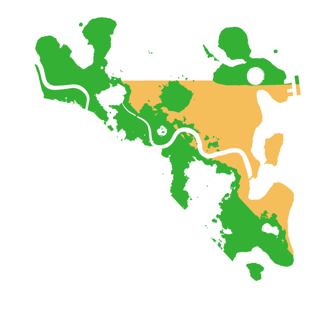 Biome Rust Map: Procedural Map, Size: 3300, Seed: 1401726848
