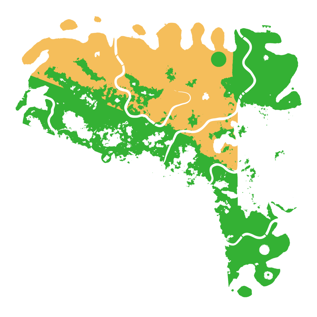 Biome Rust Map: Procedural Map, Size: 5500, Seed: 1641927467