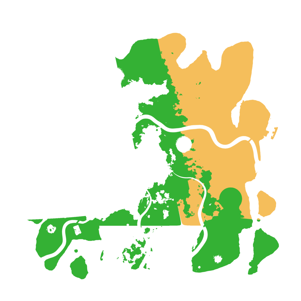Biome Rust Map: Procedural Map, Size: 3498, Seed: 200