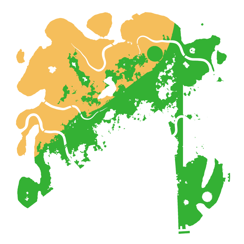 Biome Rust Map: Procedural Map, Size: 4250, Seed: 13213342