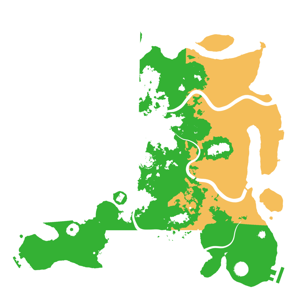 Biome Rust Map: Procedural Map, Size: 3750, Seed: 1194550529